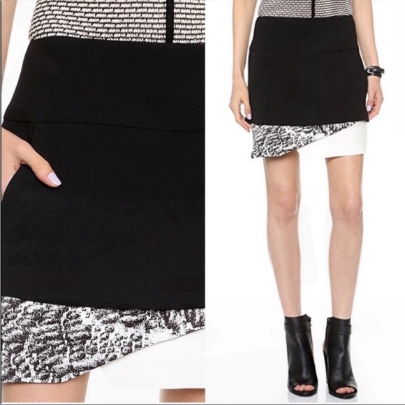 Helmut Lang mini layered skirt - Picture 2 of 7